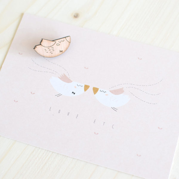 Carte postale "Love Etc"