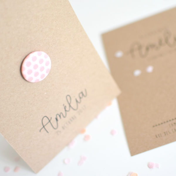 Faire-part 10*15 "Pin'it n°2"