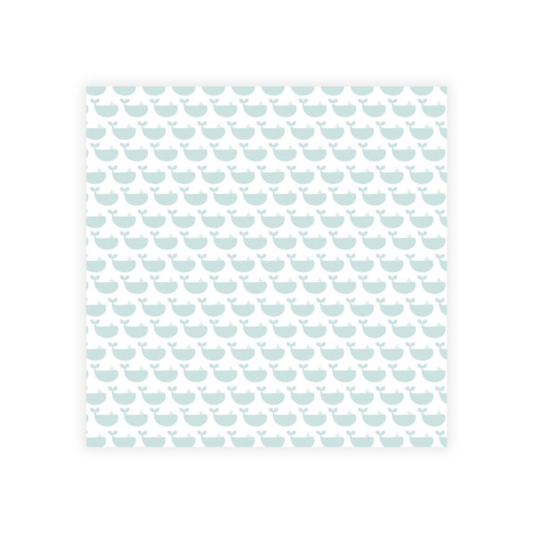 Faire-part 12*12 "Les baleines"