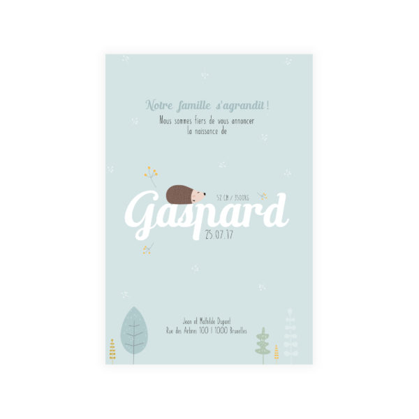 Faire-part 10*15 "Forest"