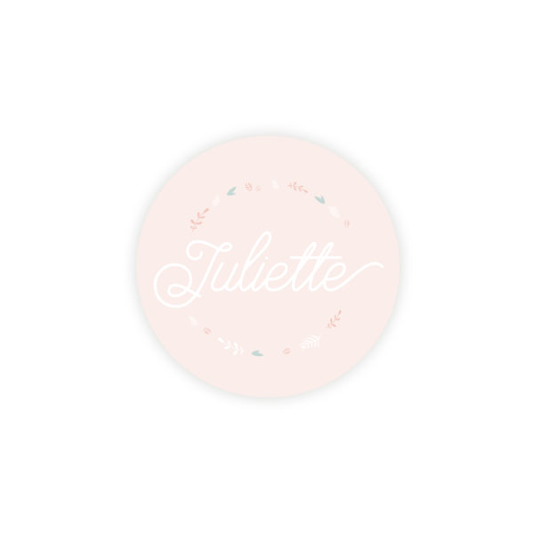 Sticker rond "Poetic"