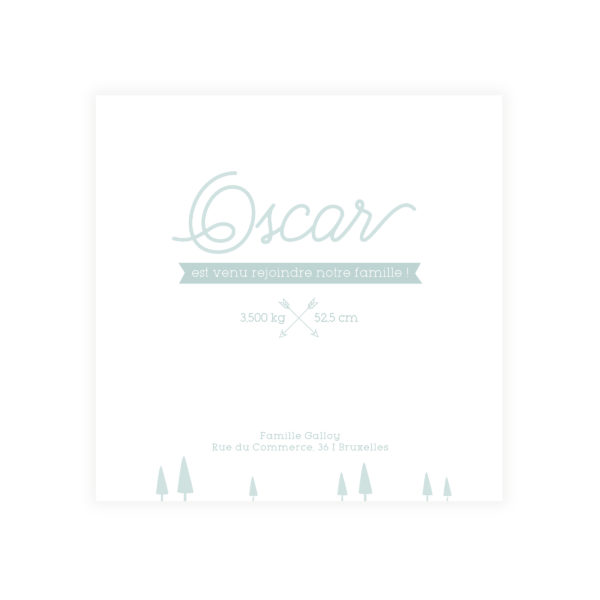 Faire-part 12*12 "Wild Life"