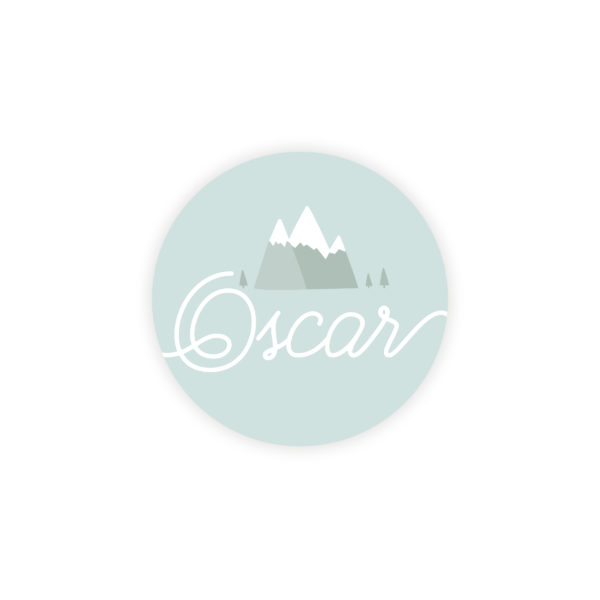 Sticker rond "Wild Life"