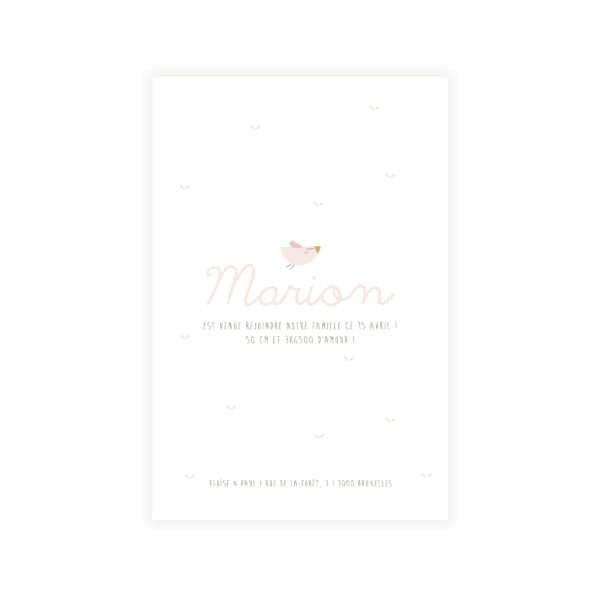 Faire-part 10*15 "Lovely"