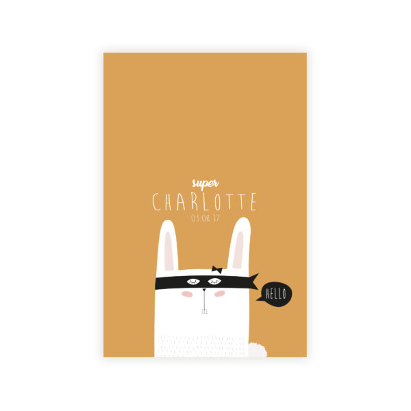 Faire-part 10*15 "Super Pompon"