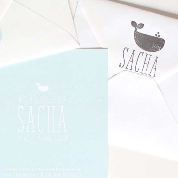 Tampon "Les Baleines"