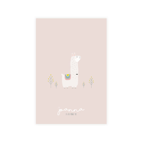 Faire-part 10*15 "Lama"