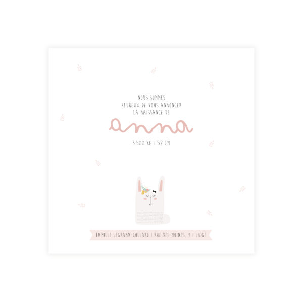 Faire-part 12*12 "Springtime"