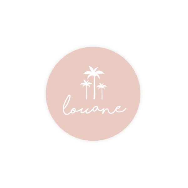 Sticker rond "Miami"