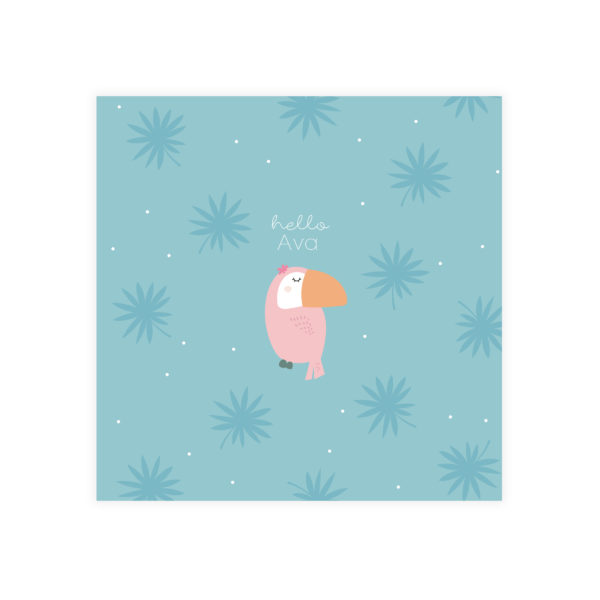 Faire-part 12*12 "Tropical"