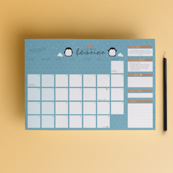 Calendrier 2019 - La vie en plus joli