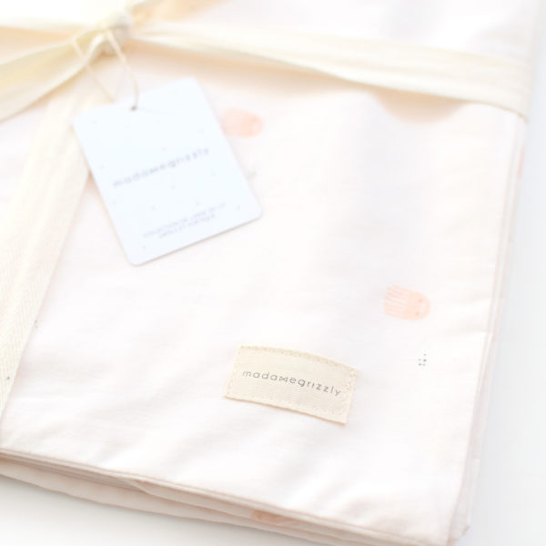 housse de couette bébé bio méduse