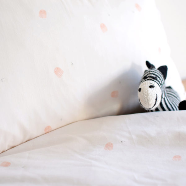housse de couette bébé bio méduse