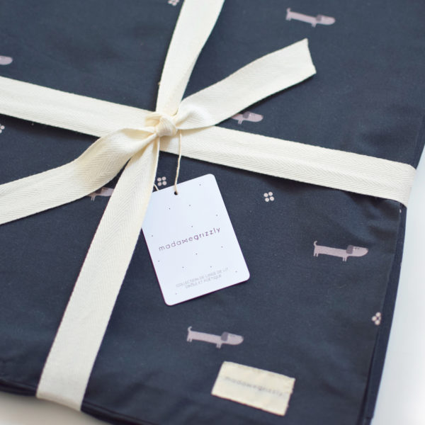 Housse de couette "La balade de Monsieur Saucisse"