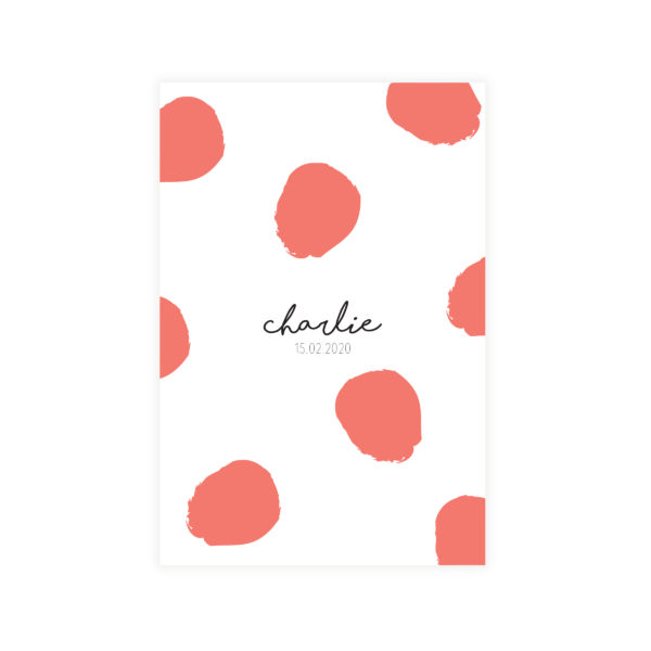 fp rond R°2 faire-part de naissance rond graphique