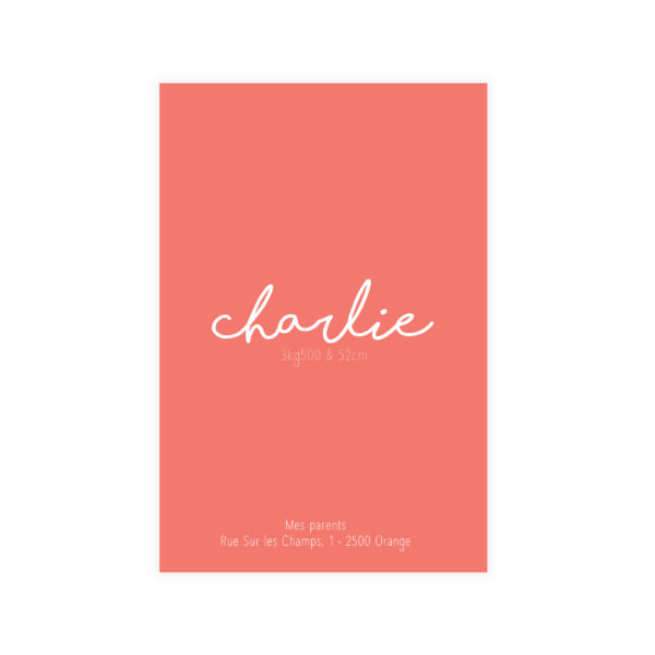 fp rond V°2 faire-part de naissance rond graphique